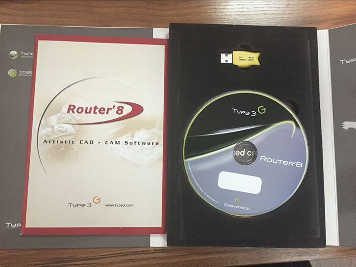 數(shù)控雕刻機(jī)軟件 Type3 Router8 - 3D CAD / CAM軟件 數(shù)控雕刻機(jī)軟件 Type3 Router8 - 3D CAD / CAM軟件