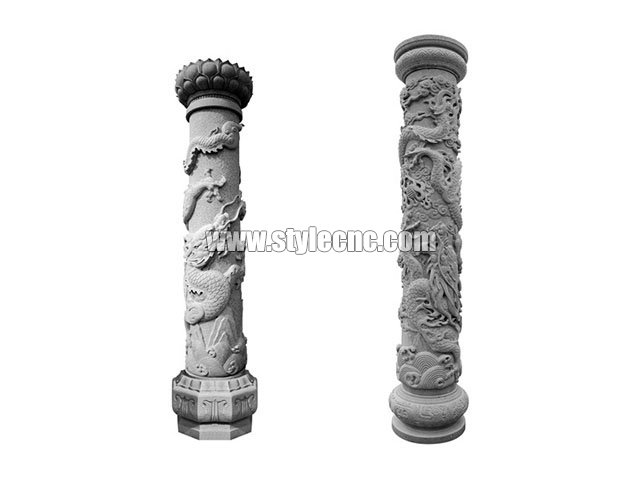 多頭 3D 大理石柱數(shù)控石材雕刻機(jī) 多頭 3D 大理石柱數(shù)控石材雕刻機(jī)