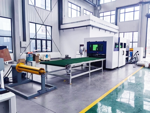 自動激光下料系統(tǒng):卷料送料激光切割機 自動激光下料系統(tǒng):卷料送料激光切割機
