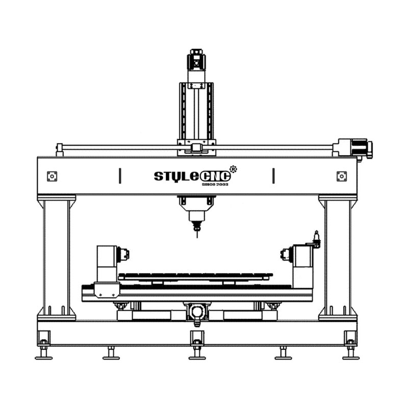 四軸數(shù)控雕刻機 四軸數(shù)控雕刻機