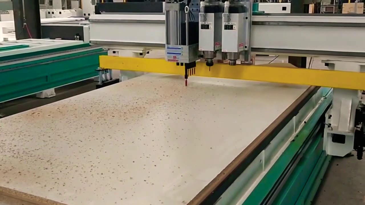 4x8 用于櫥柜制造的嵌套數(shù)控雕刻機(jī) 4x8 用于櫥柜制造的嵌套數(shù)控雕刻機(jī)